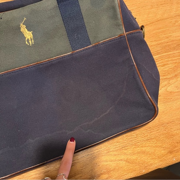 Polo Ralph Lauren Vintage Messenger Bag / Crossbody bag / laptop bag - Picture 2 of 4